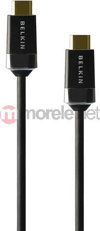 Kabel Belkin HDMI - HDMI 2m czarny (HDMI0018G2M) HDMI0018G2M (722868925171) kabelis video, audio