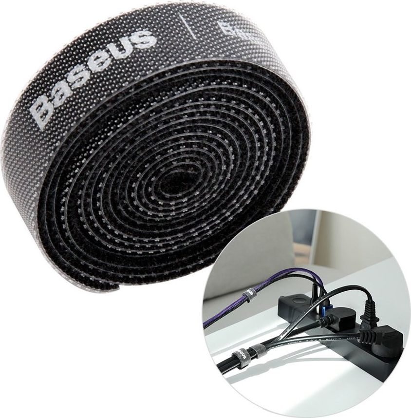 Baseus Velcro Organizer Black 1 piece ACMGT-E01
