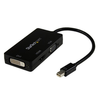 StarTech.com 3-in-1 Mini DisplayPort auf HDMI / DVI / VGA Adapter - Reiseadap... adapteris