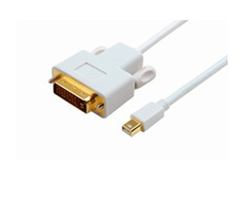 MicroConnect  Mini Displayport-DVI M-M DVI-D Dual Link 24+1, Passive kabelis video, audio