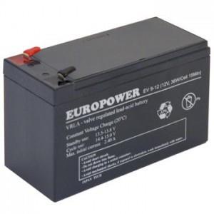 EUROPOWER EMU BATTERY 12V 9AH VRLA/EV9-12 T2 UPS aksesuāri