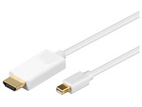 MicroConnect  Mini Displayport-HDMI M-M 1m incl. audio transmission, kabelis video, audio
