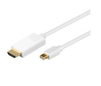 MicroConnect Mini Displayport-HDMI M-M 1.8m incl. audio transmission kabelis video, audio