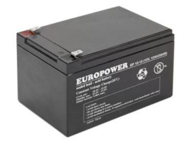 BATTERY 12V 12AH VRLA/EP12-12 EUROPOWER EMU drošības sistēma