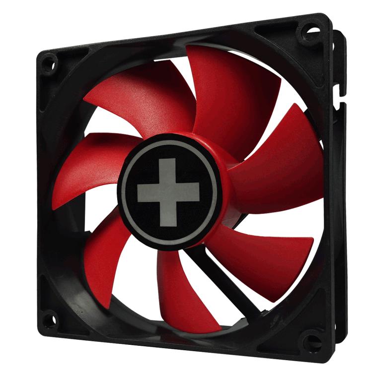 CASE FAN 80MM REDWING 3PIN+4P/12V XF037 XILENCE ventilators