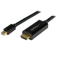 StarTech.com Mini DisplayPort auf HDMI Adapterkabel - 3m - 4K 30Hz (MDP2HDMM3MB) adapteris