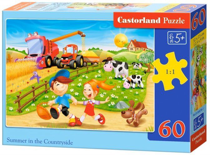 Castorland Zycie na Wsi, 60 elementow (06878) GXP-553208 (5904438006878) puzle, puzzle