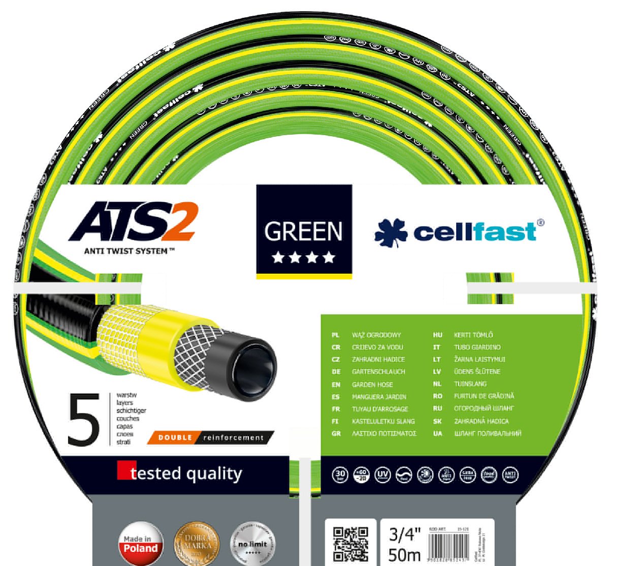 Cellfast Garden hose Green 3/4 