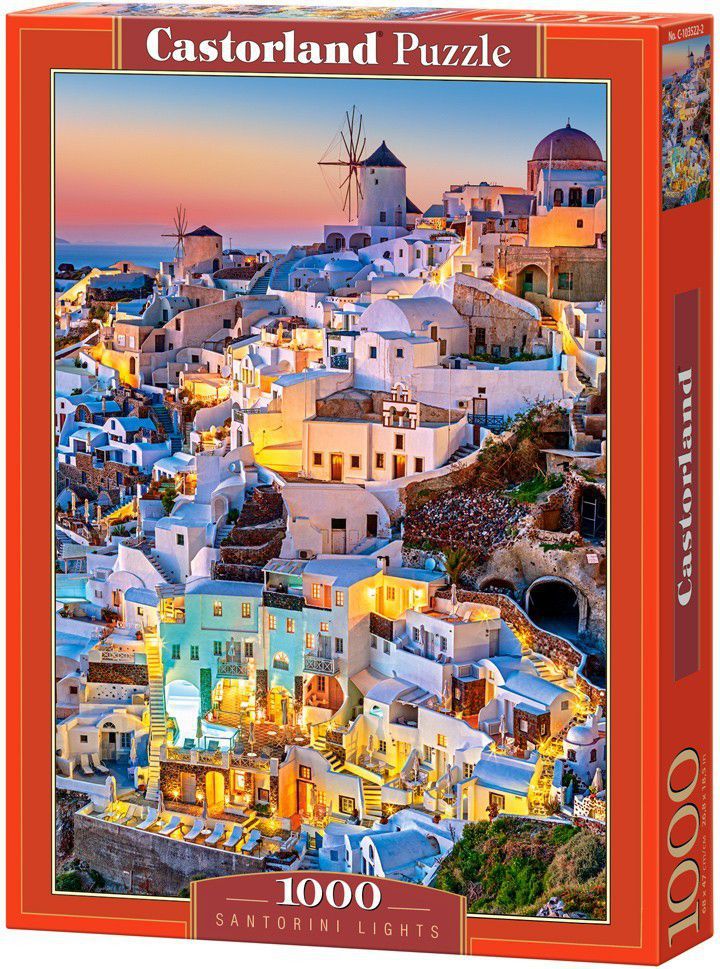 Castorland 1000 EL. Swiatla Santorini (103522) GXP-564588 (5904438103522) puzle, puzzle