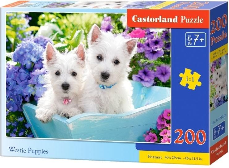 Castorland Puzzle 200 Westie Puppies puzle, puzzle