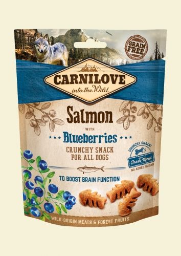 Carnilove Przysmak Dog Snack Fresh Crunchy Salmon+Blueberries 200g 93076 (8595602528851)