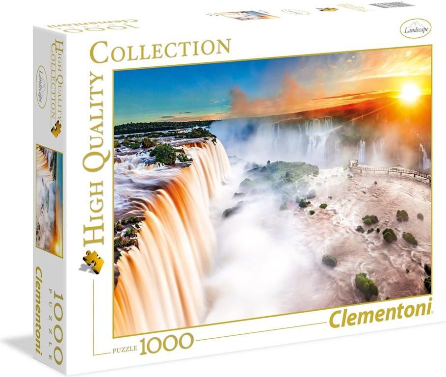 Clementoni Puzzle 1000 elementow Wodospad 39385 CLEMENTONI (8005125393855) puzle, puzzle