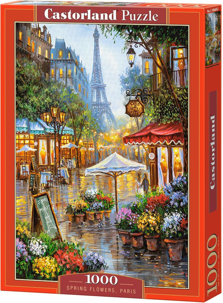 Castorland Puzzle 1000 Wiosenne Kwiaty, Paris 257327 (5904438103669) puzle, puzzle