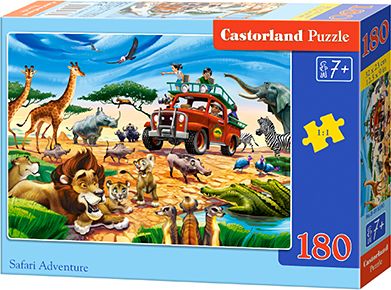 Castorland Puzzle Safari Adventure 180 pieces puzle, puzzle