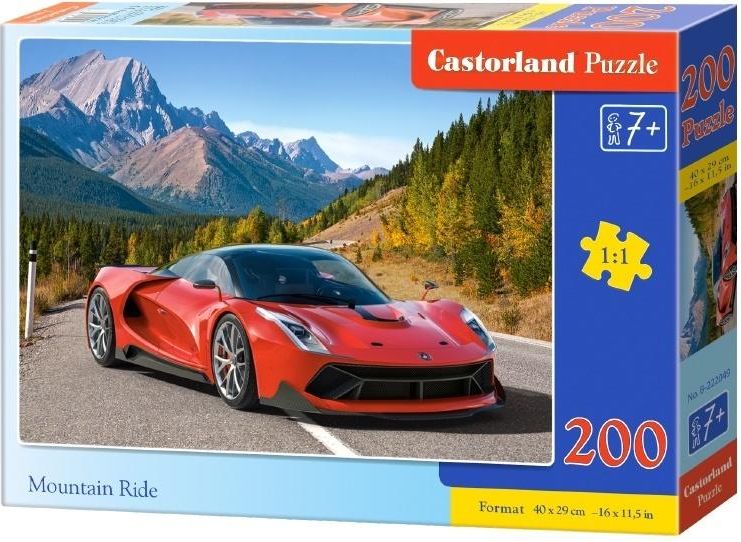 Castorland Puzzle 200 Mountain Ride puzle, puzzle