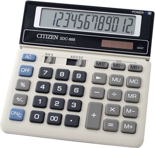 CITIZEN SDC-868 kalkulators