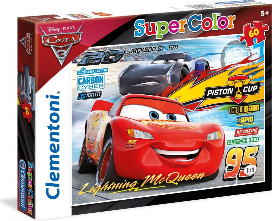 Clementoni 60 elementow Cars 3 (589975) GXP-589975 (8005125269730) puzle, puzzle