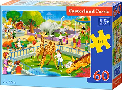 Castorland Puzzle Zoo Visit 60 pieces (287340) puzle, puzzle