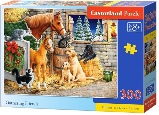 Castorland Puzzle Gathering Friends 300 elementow (241103) GXP-598782 (5904438030255) puzle, puzzle