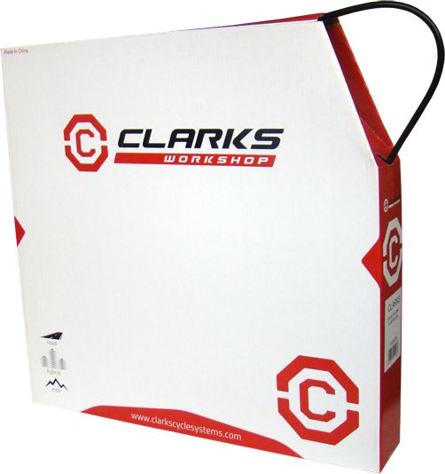 Clarks Pancerz hamulca CLARK'S 2P z teflonem 5mm x 30metrow bialy CLA-Y1005DBW (5021646012139)