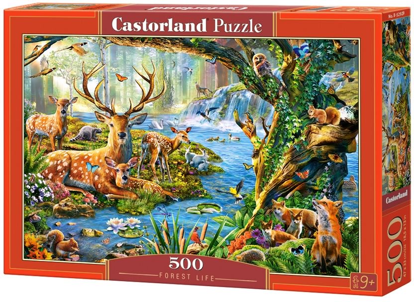 Castorland Puzzle 500 Forest Life 262802 (5904438052929) puzle, puzzle