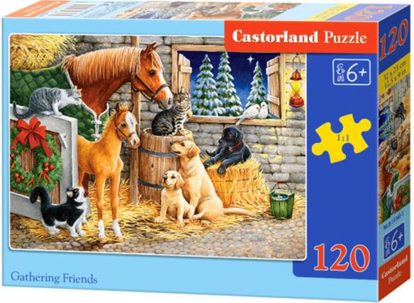 Castorland Puzzle Gathering Friends 120 pieces (241110) puzle, puzzle
