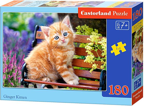 Castorland Puzzle Ginger kitten 180 pieces (018178) puzle, puzzle