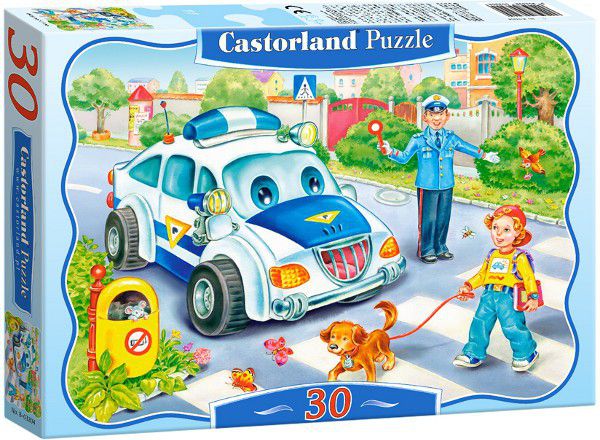 Castorland CASTOR 30 EL. Road to School (03389) puzle, puzzle