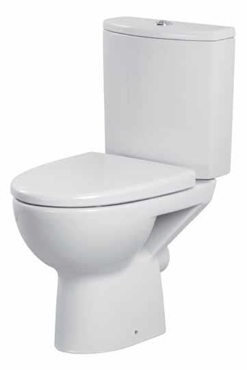 Zestaw kompaktowy WC Cersanit Parva 61.5 cm cm bialy (K27-002) K27-002 (5907720648596)