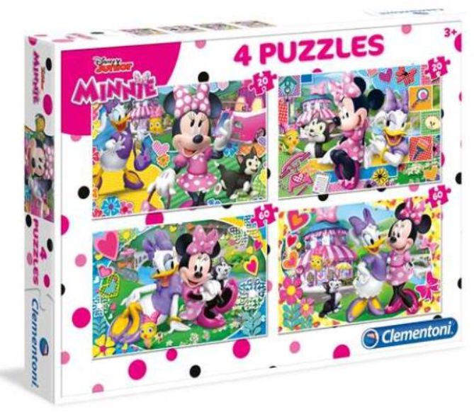 Clementoni Puzzle 2x20+2x60 elementow Minnie (07615) 07615 CLEMENTONI (8005125076154) puzle, puzzle