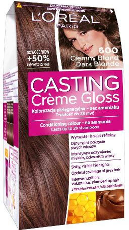 Casting Creme Gloss Krem koloryzujacy nr 600 Ciemny Blond 0257812 (3600521125670)