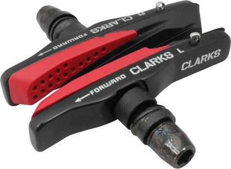 Clarks Klocki Hamulcowe CPS959 MTB Czerwono-Czarne (CLA-CPS959) 72 mm CLA-CPS959 (5021646012924)