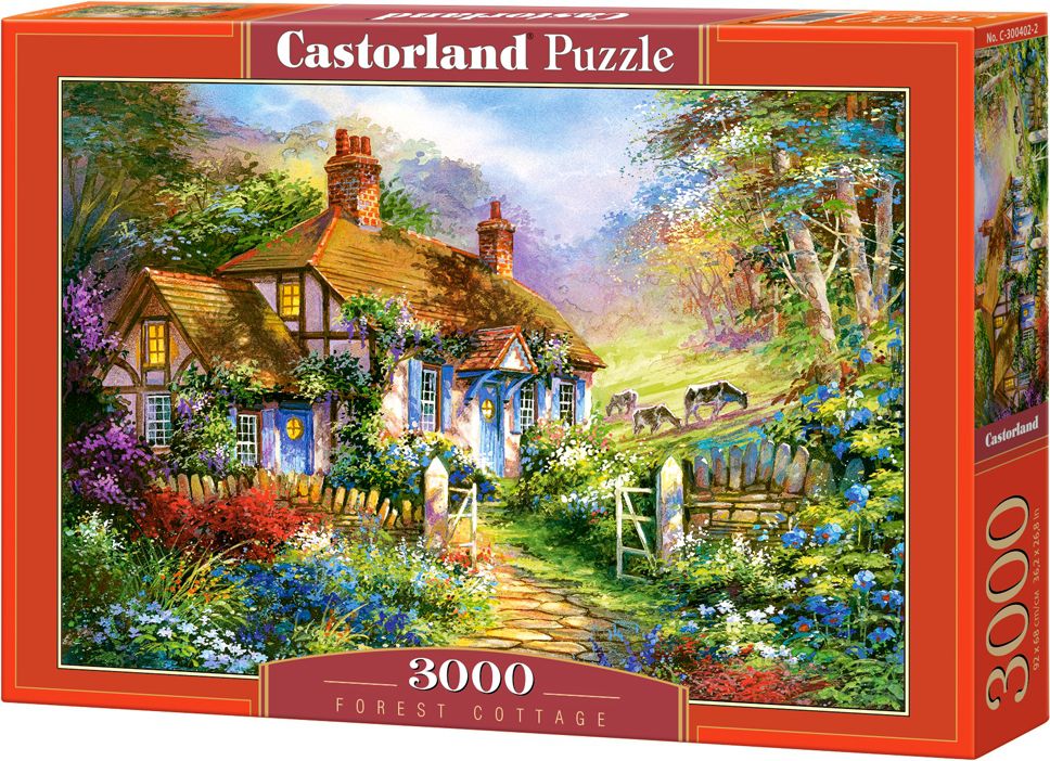 Castorland 3000 Domek w lesie - 300402 300402 (5904438300402) puzle, puzzle