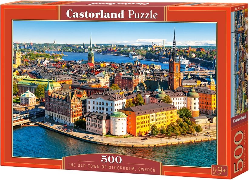 Castorland Puzzle 500 Stockholm Old Town, Sweden puzle, puzzle