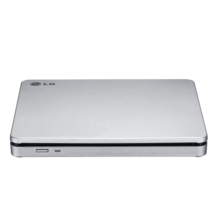 H.L Data Storage Slot Type Slim Portable DVD-Writer GP70NS50 Interface USB 2.0, DVD±RW, CD read speed 24 x, CD write speed 24 x, Silver, Des diskdzinis, optiskā iekārta
