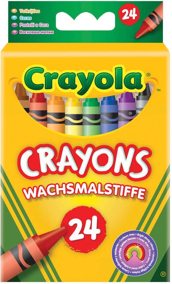 Crayola Kredki swiecowe 24 szt. - 0024 0024 (5010065000247)