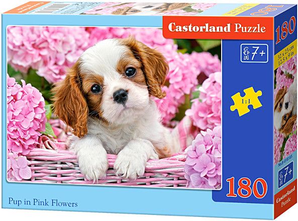 Castorland Puzzle Puppy Pink 180 pieces (018185) puzle, puzzle