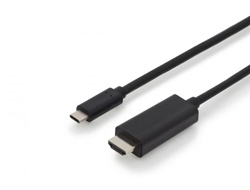 DIGITUS USB Type-C Gen2 Adapterkabel, Type-C auf HDMI A USB kabelis