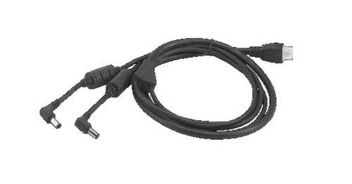 Zebra Cable, 2 way DC CBL-DC-523A1-01, Black 5706998554123 kabelis, vads