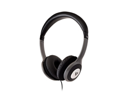V7 DELUXE 3.5MM STEREO HEADPHONES W/VOL CONTROL 1.8M CABLE IN austiņas