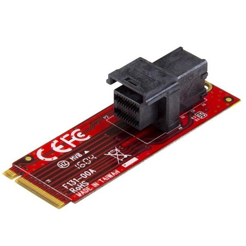 StarTech.com U.2 (SFF-8643) to M.2 PCI Express 3.0 x4 Host Adapter Card for 2.5