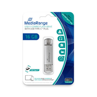 MediaRange USB-Stick 16 GB USB 3.1 combo mit USB Type-C USB Flash atmiņa