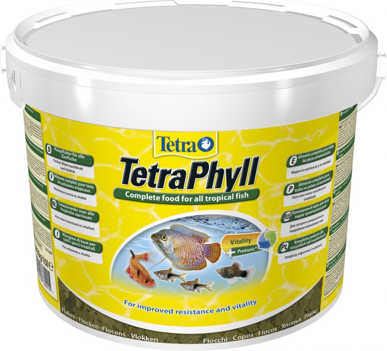 Tetra TetraPhyll 10 L zivju barība
