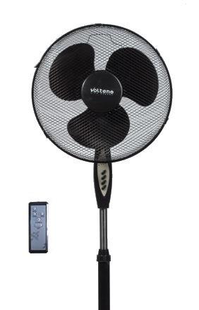 Volteno Floor fan with remote control 40cm black (VO0606) Klimata iekārta