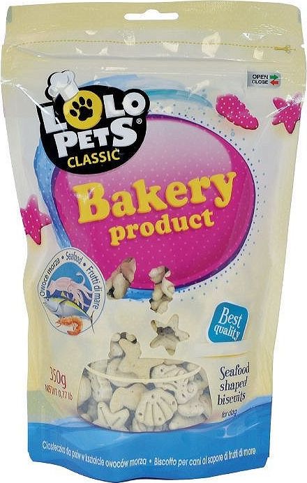 Lolo Pets Classic Ciastka Dla Psa Owoce Morza W Folii Doypack 350g LO-80806 (5904479808066)