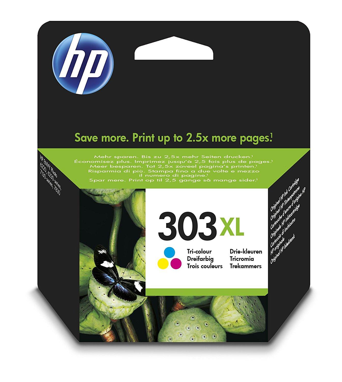 HP T6N03AE ink cartridge 3-colors No. 303 XL kārtridžs