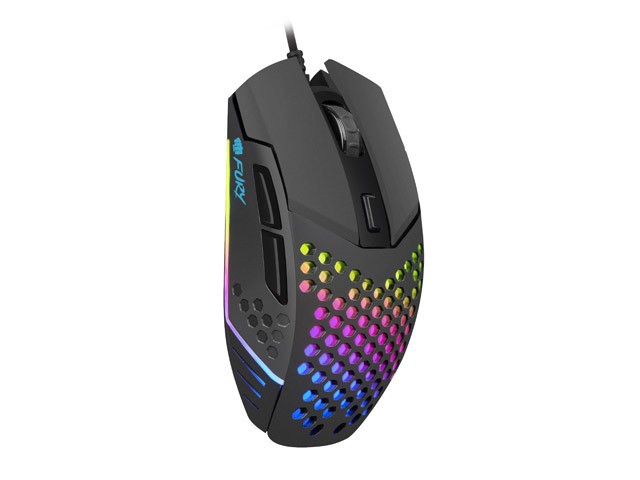 Fury Battler, 6400 DPI, RGB LED light, Wired Optical Gaming Mouse Datora pele