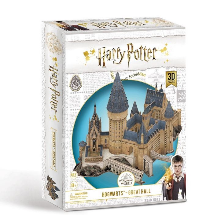 Cubicfun Puzzle 3D Harry Potter Hogwards Great H 306-21011 puzle, puzzle