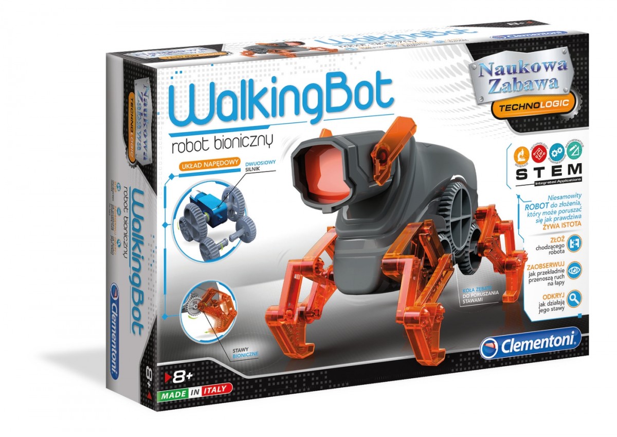 Clementoni Construction set Walking Bot Walking robot konstruktors