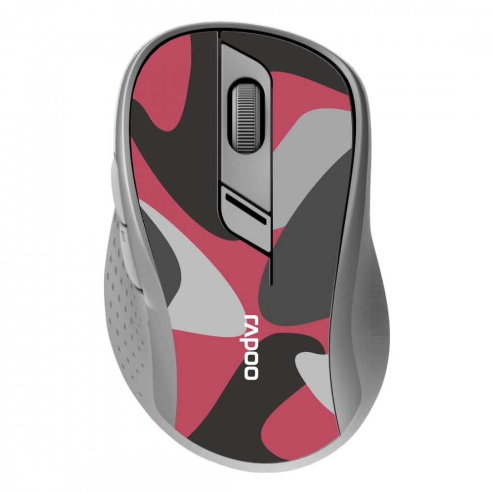 Mouse wireless optical Rapoo M500 red Datora pele